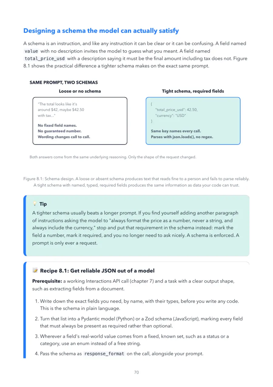 Gemini Made Crystal Clear, page 70: schema design